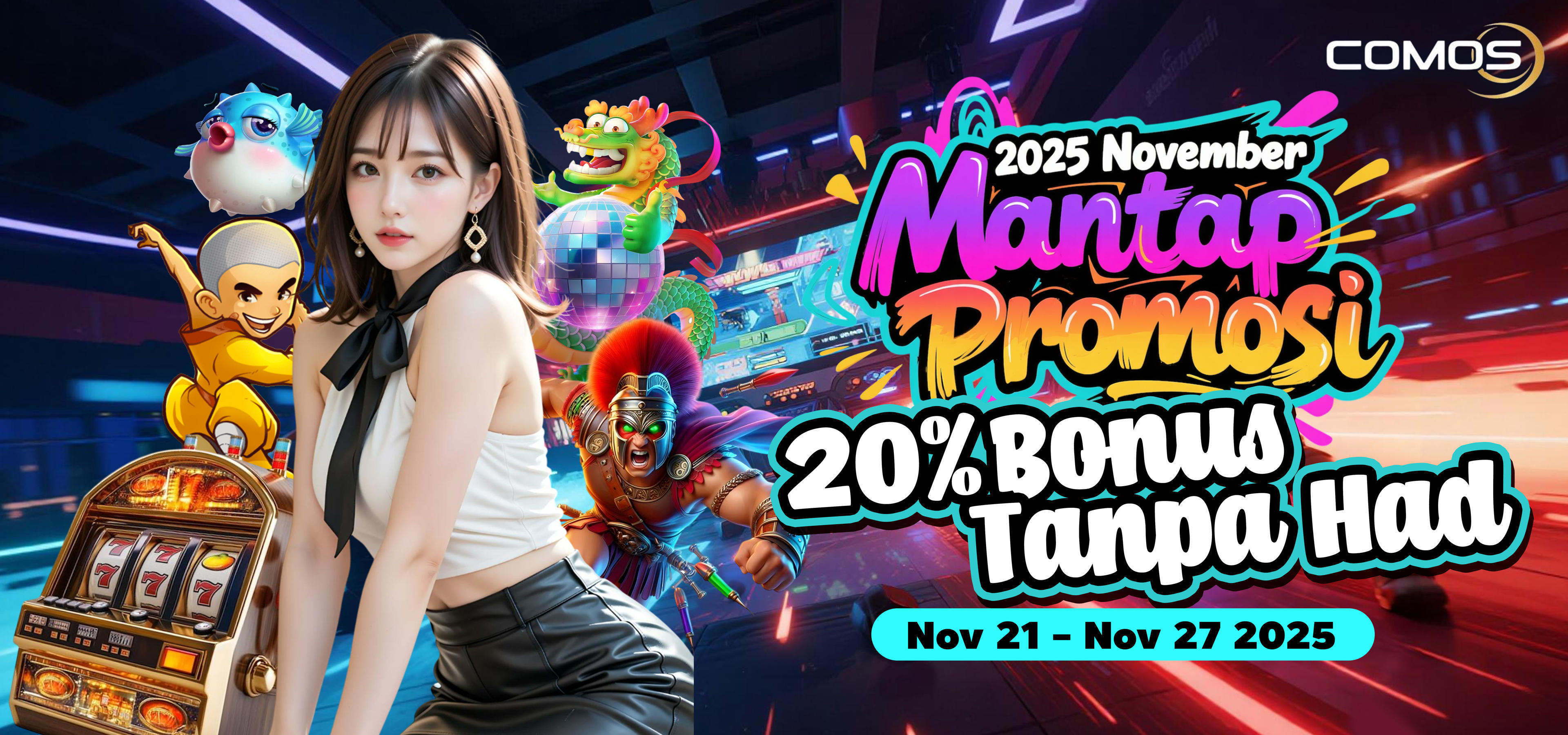 2025 November Mantap Promosi , 20% Bonus Tanpa Had !!!